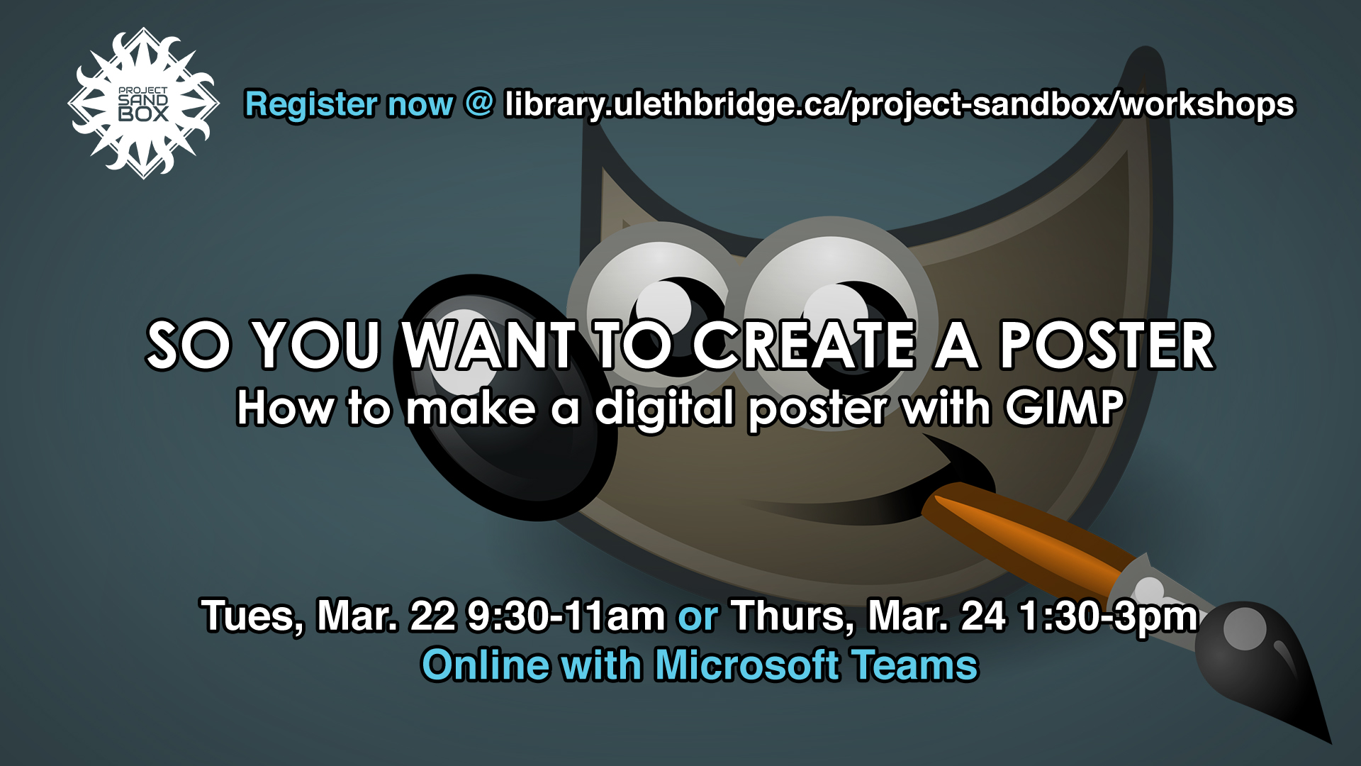 So you want to create a poster: How to make a digital poster with GIMP ...